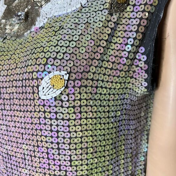 Meghan LA sequined beaded boho dress tunic - Picture 12 of 15